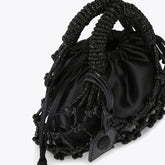 Kurt Geiger Borsa Piccola Macrame Crystal Black